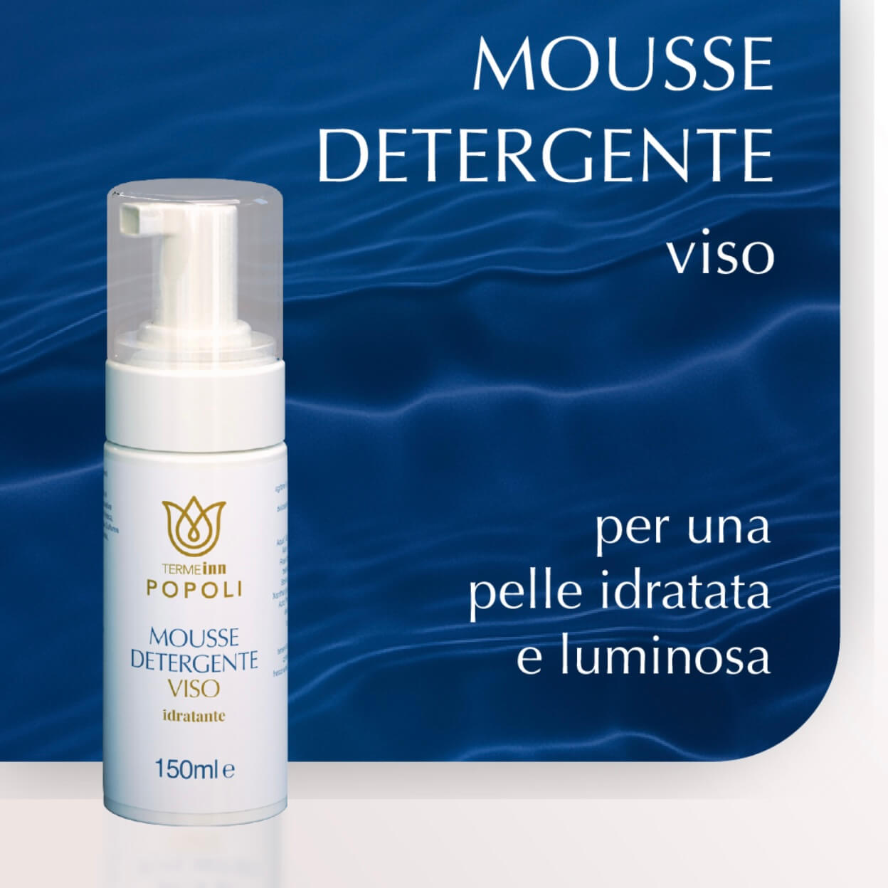 mousse detergente viso acqua sulfurea decontra